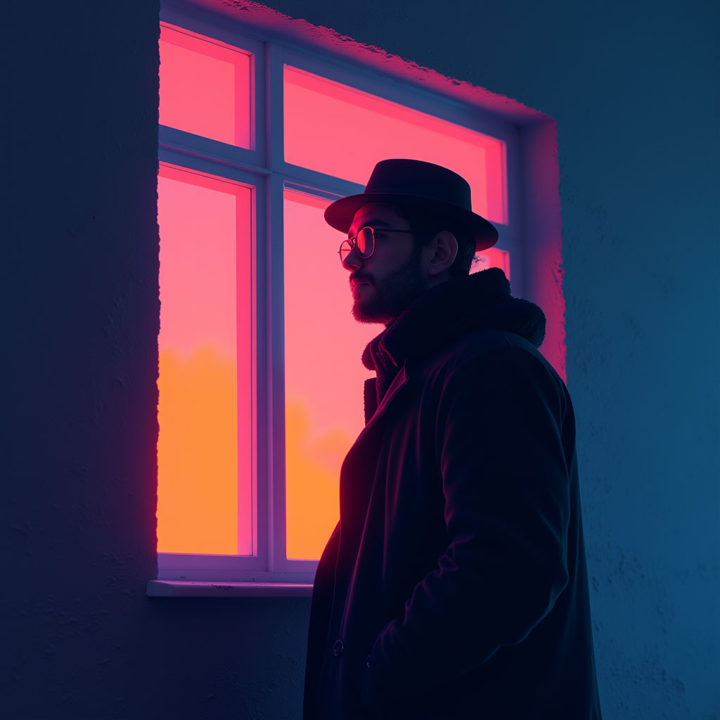 a_silhouette_of_a_man_is_seen_through_a_window_with_a_rave_neon_glow_the_man_is_standing_and_lookin_yy7uz186mkp1h4ldqfkj_3