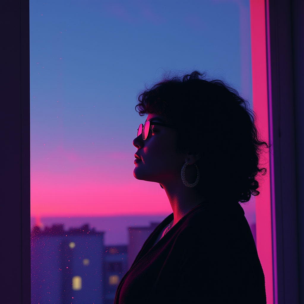 a_silhouette_of_a_woman_is_seen_through_a_window_with_a_rave_neon_glow_the_woman_is_standing_and_lo_4p1w62lduemo0s4fgbtr_3